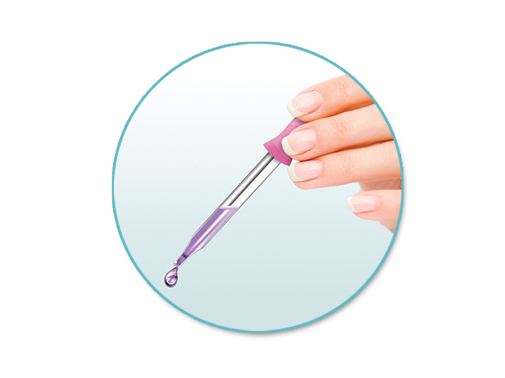 Plastic Bottles: 1ml Glass Squeeze Droppers 4pc