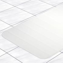 Memory Foam Bath Mat - Anti-skid - White 20"x30"