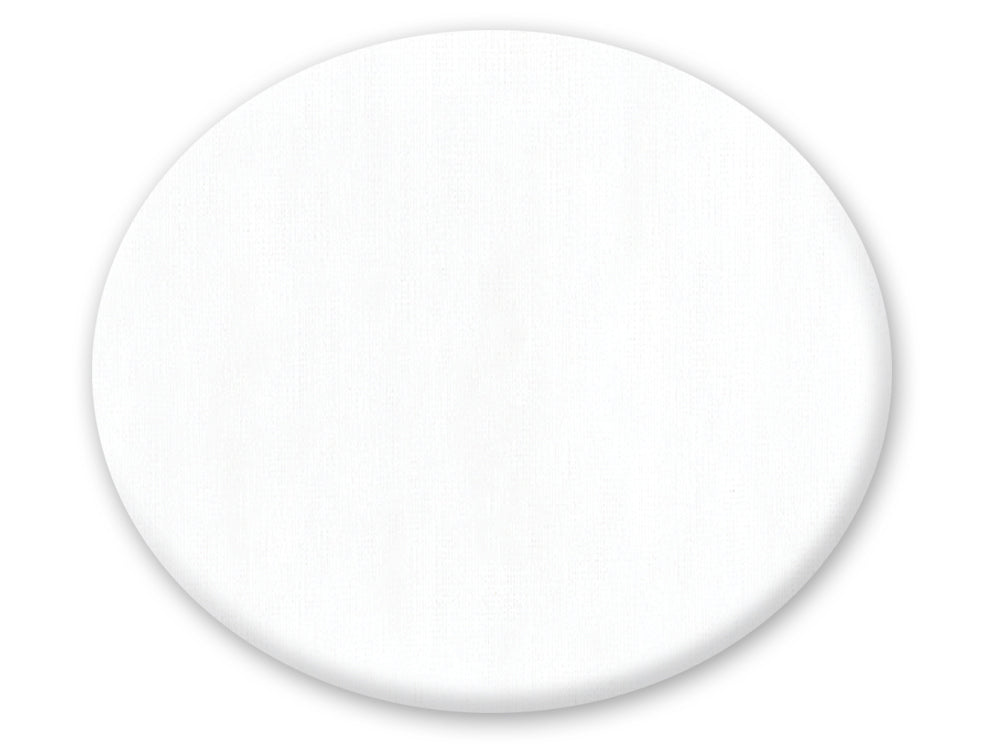 Stretch Artist Canvas: Oval 12"x16" Triple-Primed Back-Stapled