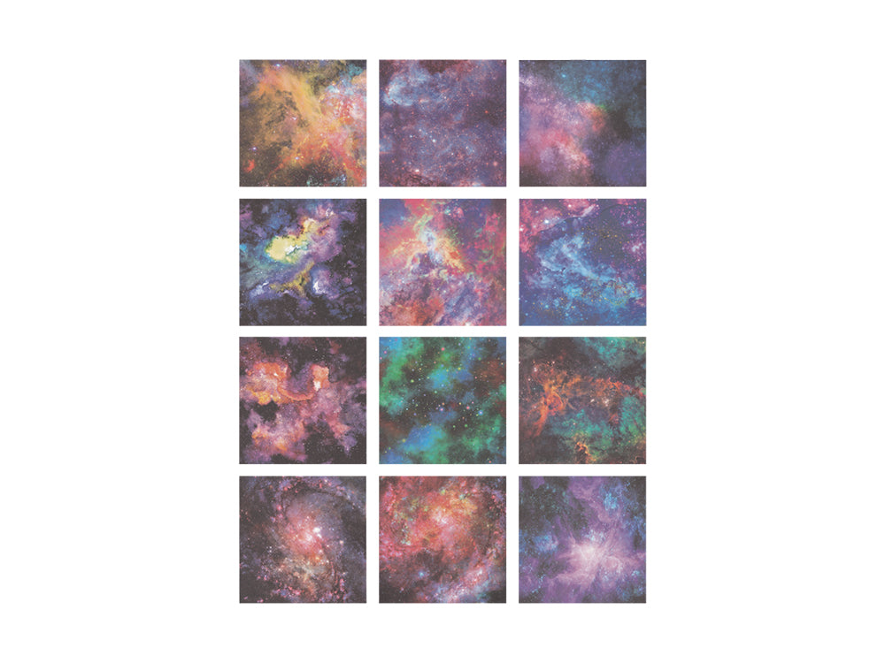 Paper Pads: 6"x6" Perfect Prints Stack Packs x24 Asst H) Cosmic