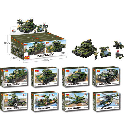 BLOCKS- MILITARY SET - 94-121 MCX-8/PDQ