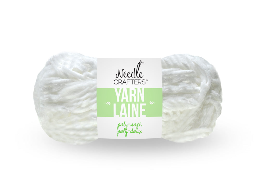 Needlecrafters: 50g Poly-Soft Yarn Ball C) White