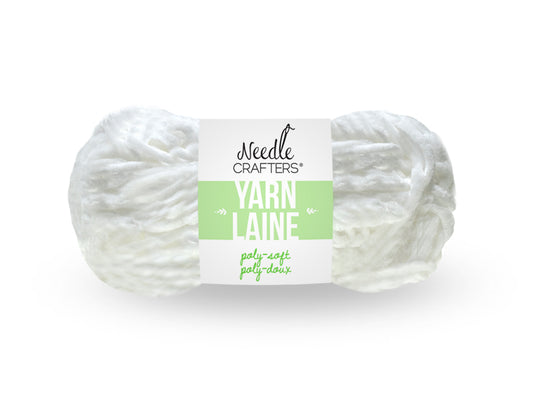 Needlecrafters: 50g Poly-Soft Yarn Ball C) White