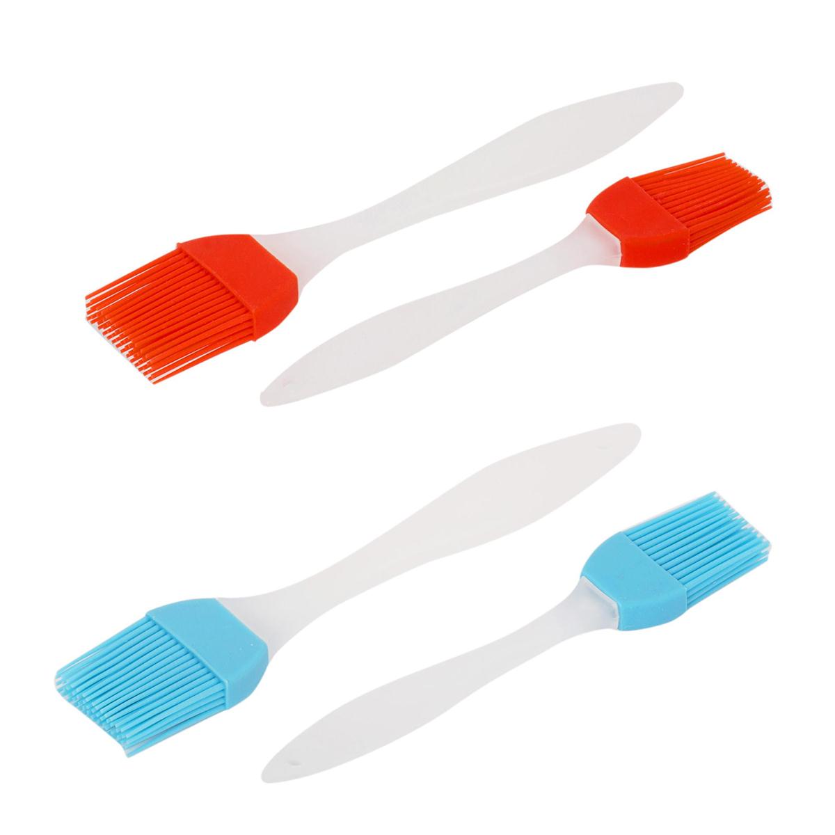 Luciano 2-pc Silicone Basting Brush 7" & 8", 2 col. t.o.c.