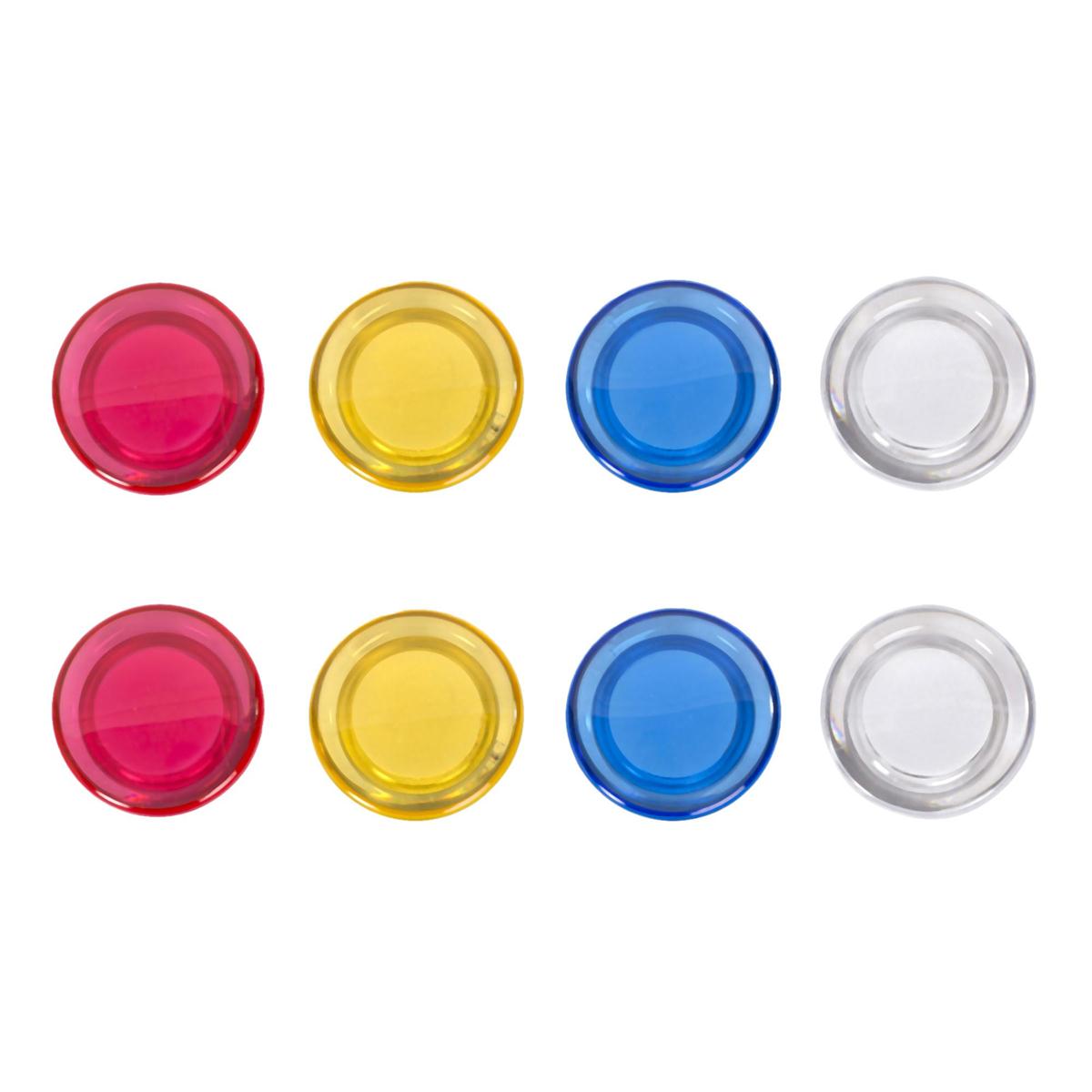 H.E., 8-pc Magnetic Buttons, Dia. 3cm, b/c