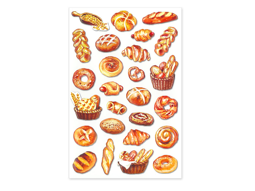 Paper Craft Sticker: 5.5"x8.25" 3D Pop-Up A) Baked Goods