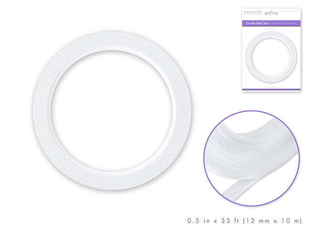 Paper Craft Tape: 12mm Double-Side Adhesive x10m Acidfree