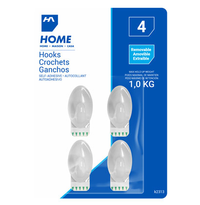 HOOKS-PLASTIC-OVAL-S