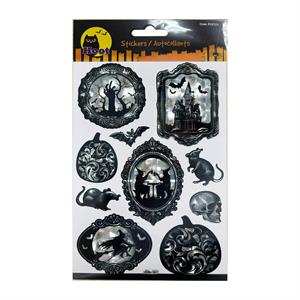 Hoot Hween Holographic Pop-up Sticker, 9.75"x5.75", pbh