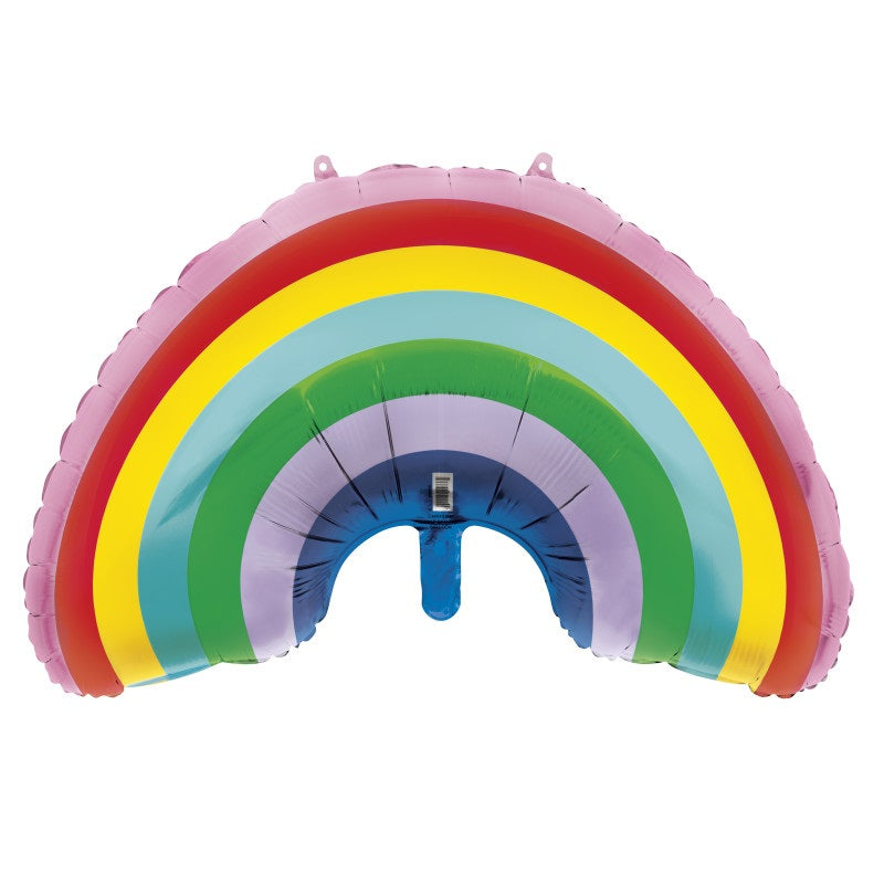 Rainbow Giant Foil Balloon 28.5"  Packaged