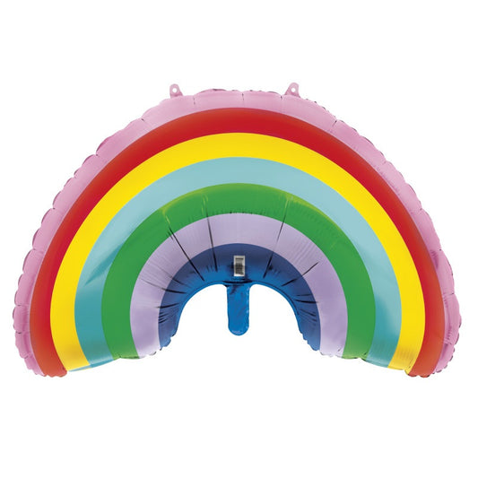 Rainbow Giant Foil Balloon 28.5"  Packaged