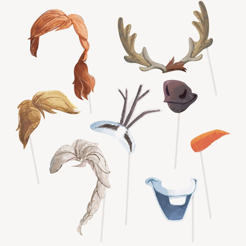 Disney Frozen 2 Photo Booth Props  8ct