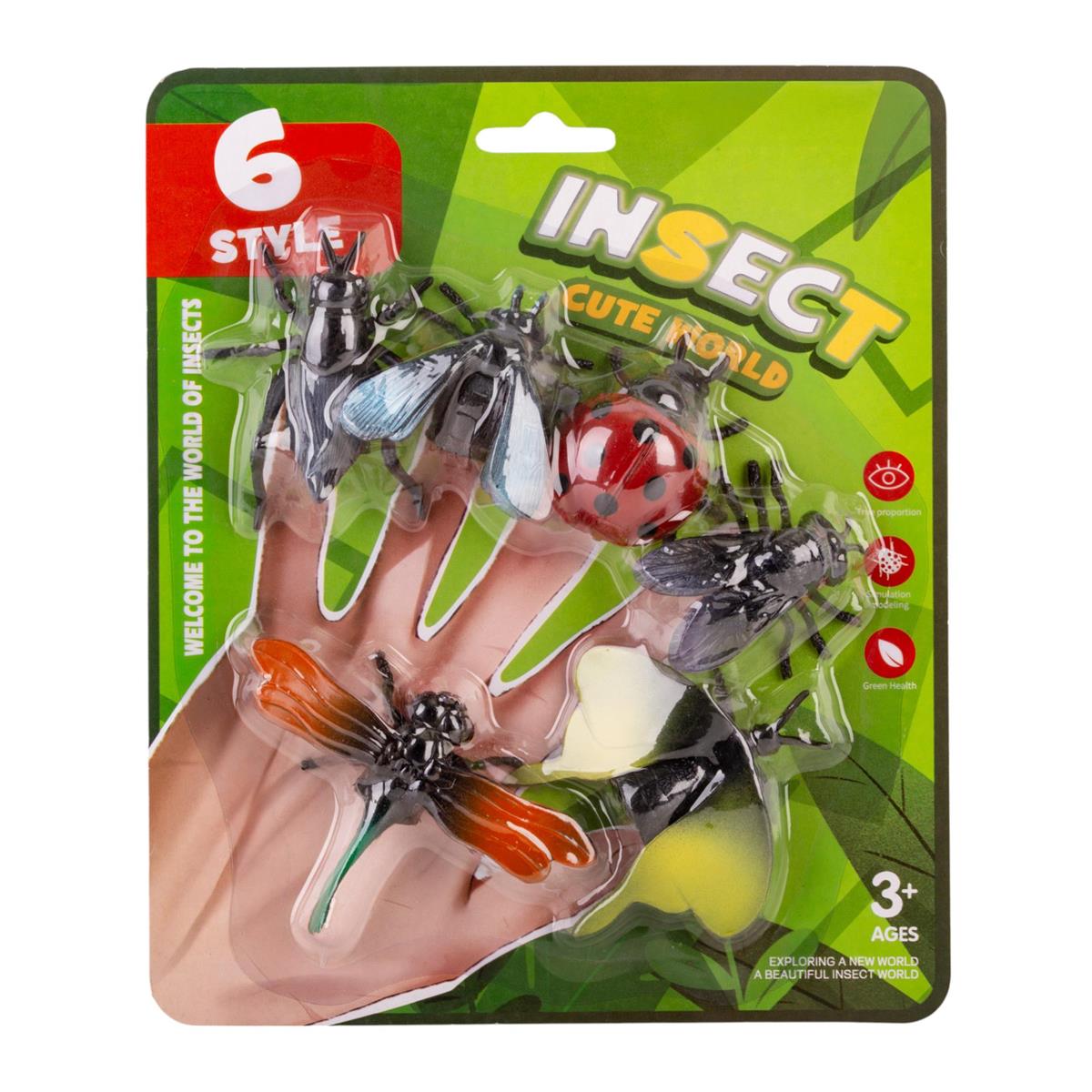 6pcs Insect Toy Figure, b/c