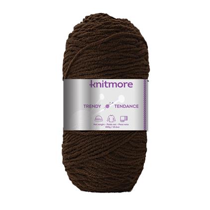 TRENDY KNITTING YARN-CHOCOLATE 300G/519yrds