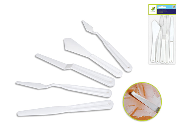 Color Factory Tool: Palette Knife Set x5 Plastic