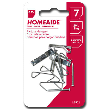 PICTURE HANGERS - 7, 20 LB