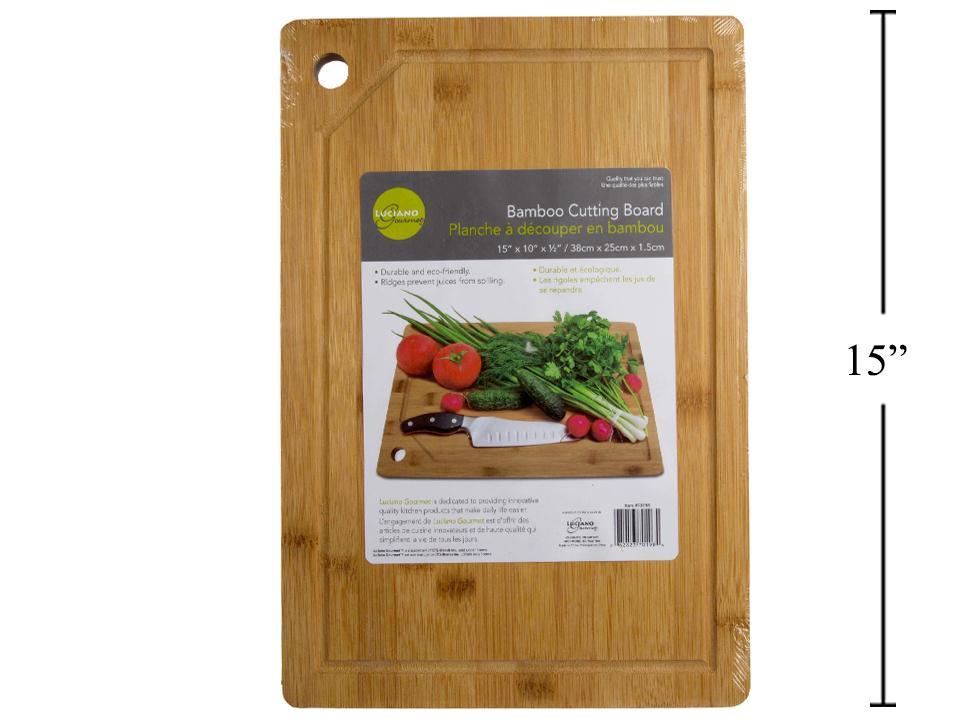 L.Gourmet Bamboo Cutting Board 10"x15" x1.5cm (CP)