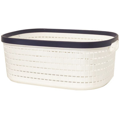 OVALPP BASKET-WHITE-M30*21*13.5