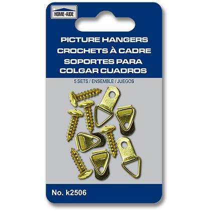 PICTURE HANGERS - 5 SETS,SMALL