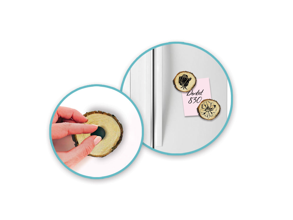 Magnetic Buttons: 12mm 18pcs/pk On Mirror