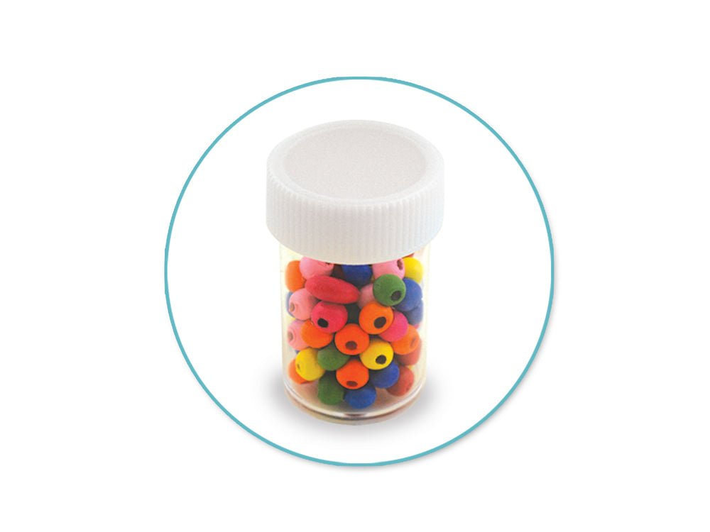 Craft/Bead Storage: 20g (0.7 oz) Screw-Top Cups x6