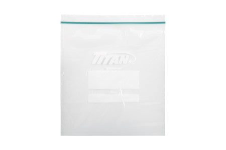 TITAN LARGE ZIPPER FREEZER BAGS 12 BAGS/PK