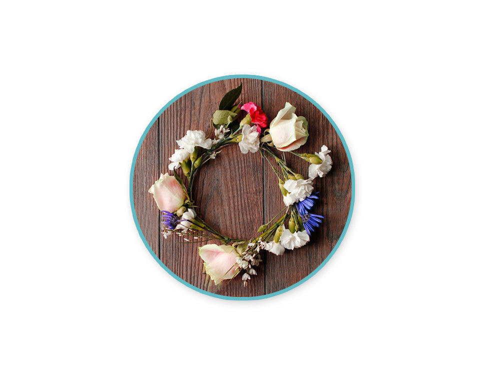 Craft Medley: Brass Rings 8" Round