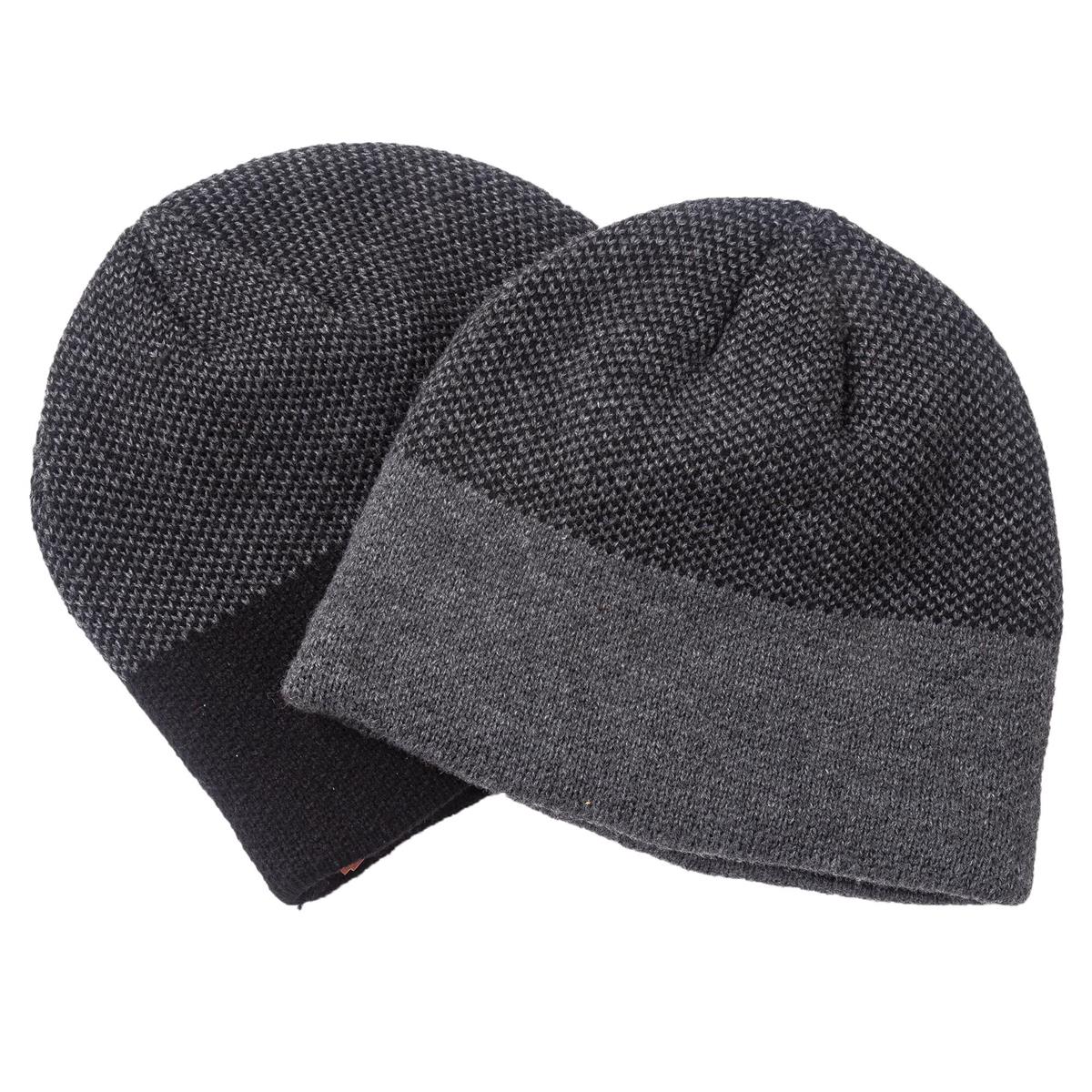 Nordic T. Colour Block Beanie, Fleece Lined, 2asst, hang tag