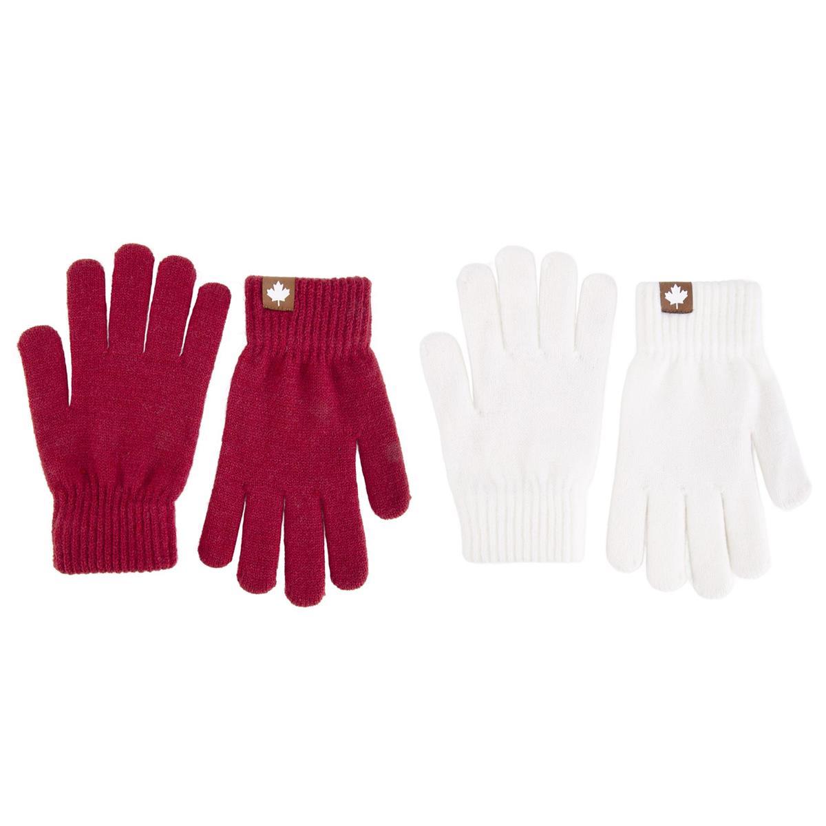 Nordic T. Canada Knit Glove, single layer, 2 asst, hc