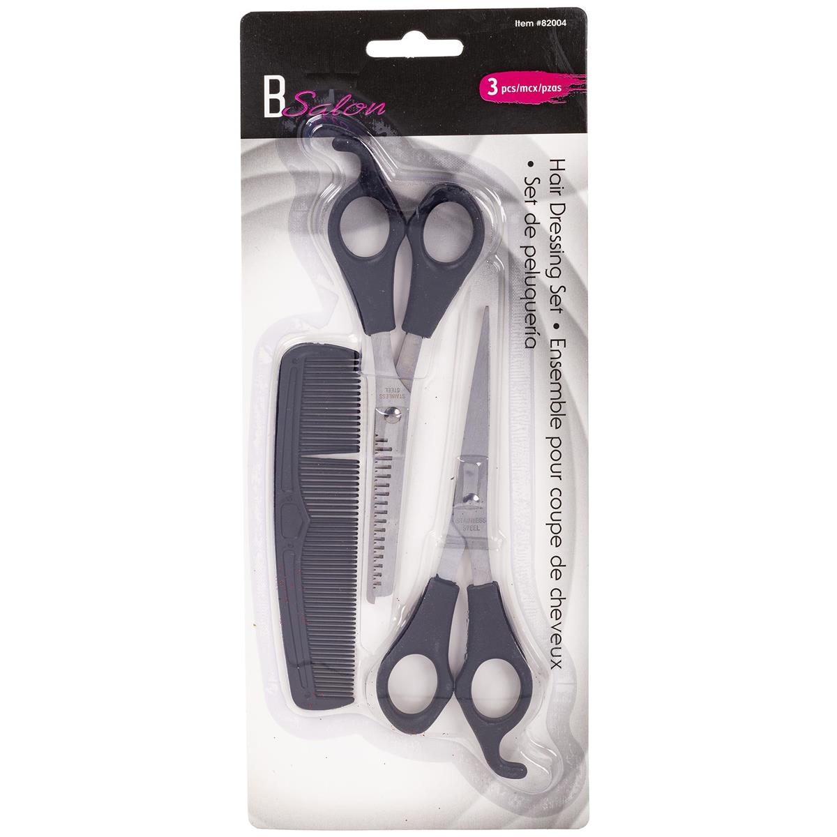 Bodico 3-pc Hair Dressing Set, b/c (HZ)