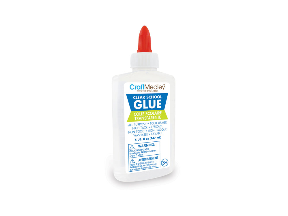 Craft Medley: 155g (5oz) Washable All-Purpose Clear School Glue