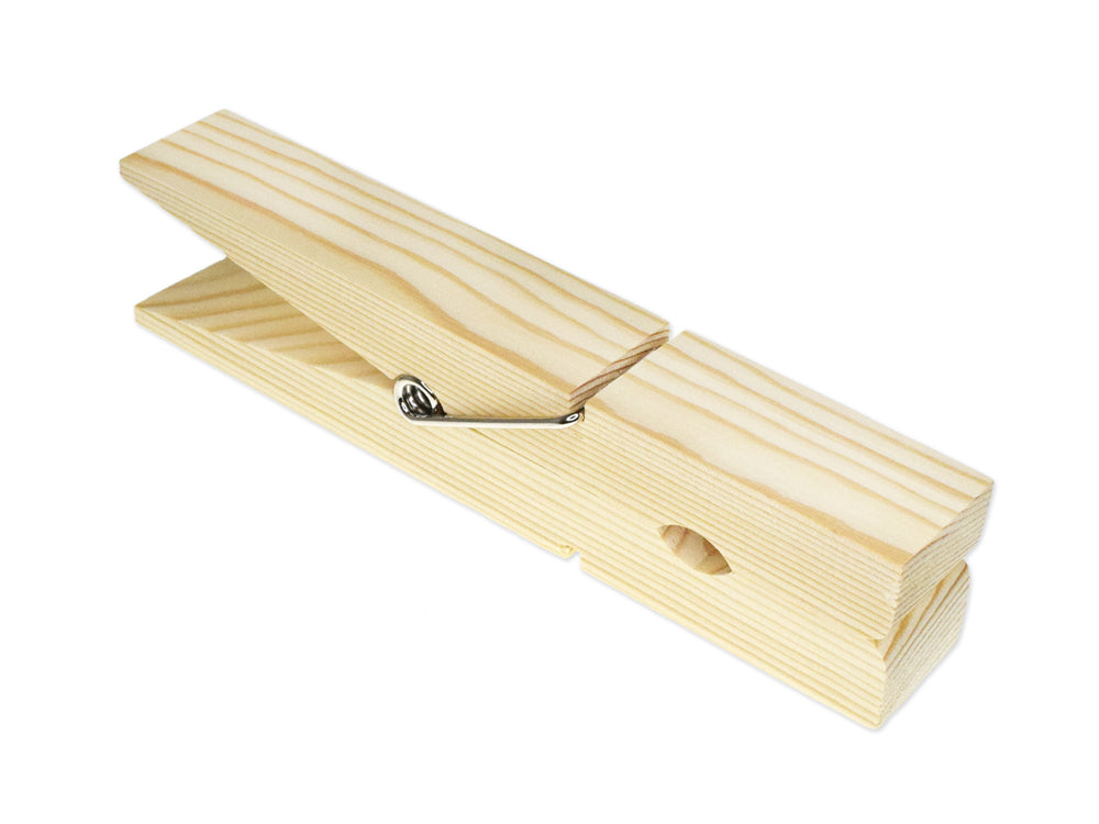Craftwood: 8.3" Extra Jumbo Standing Clothespin Natural