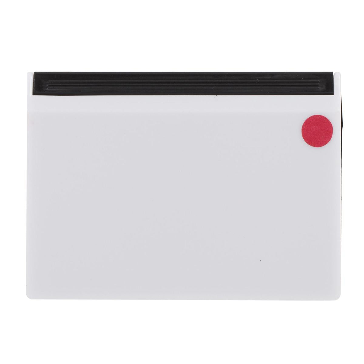 O.WKs. Pre-Inked Stamp Pad, 3 Col. 12 Blk, 8 Blue, 4 Red