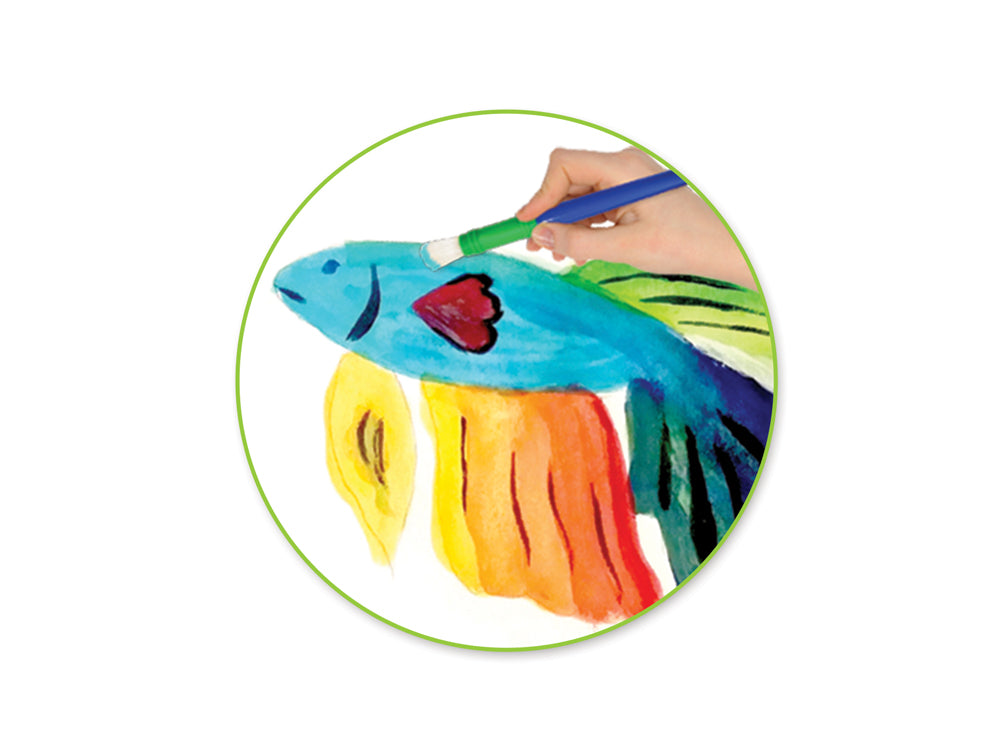 Krafty Kids: Lil' Artist Chunky Brushes x3 A) Silk White