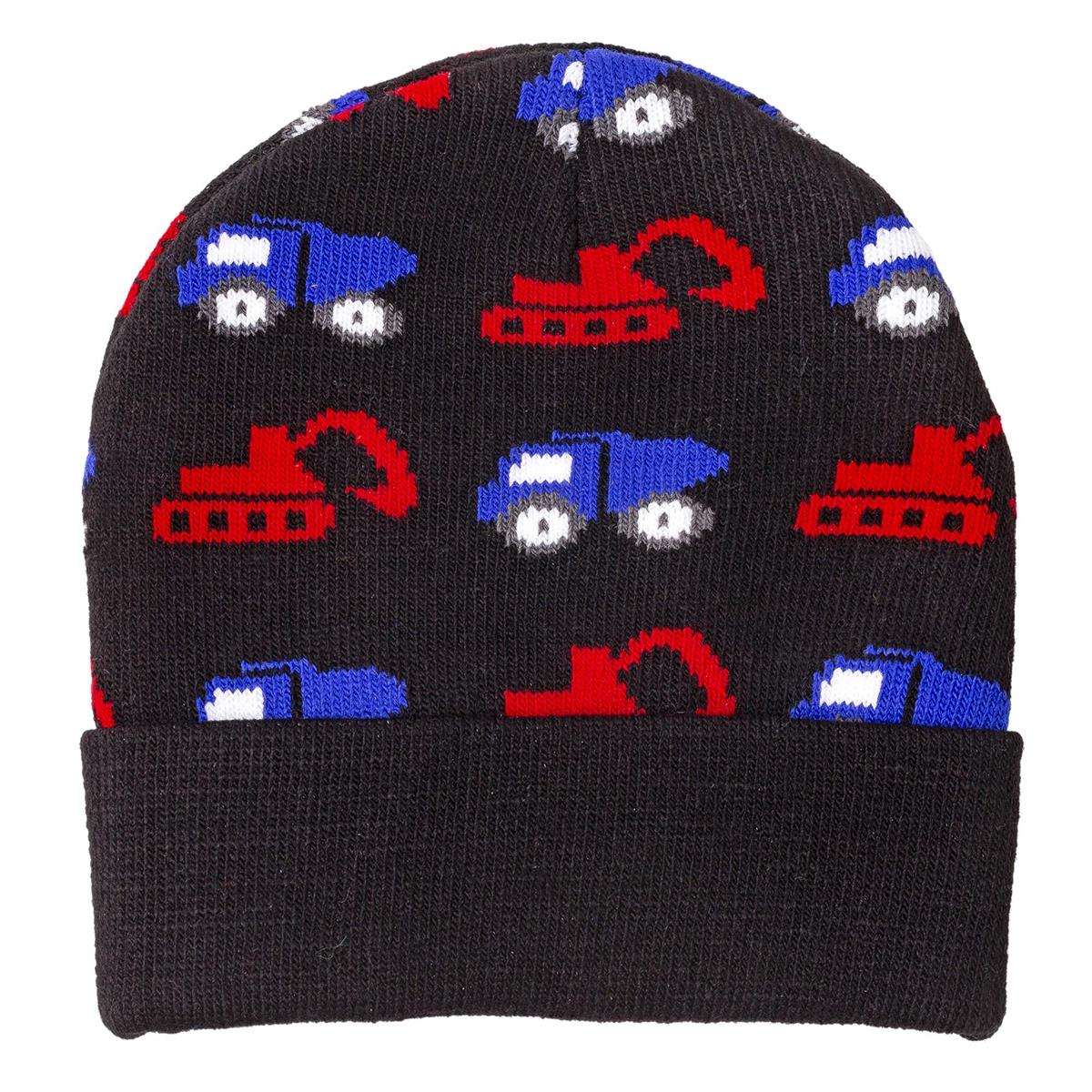 Nordic T. Boys Construction Beanie, 3 asst, hang tag