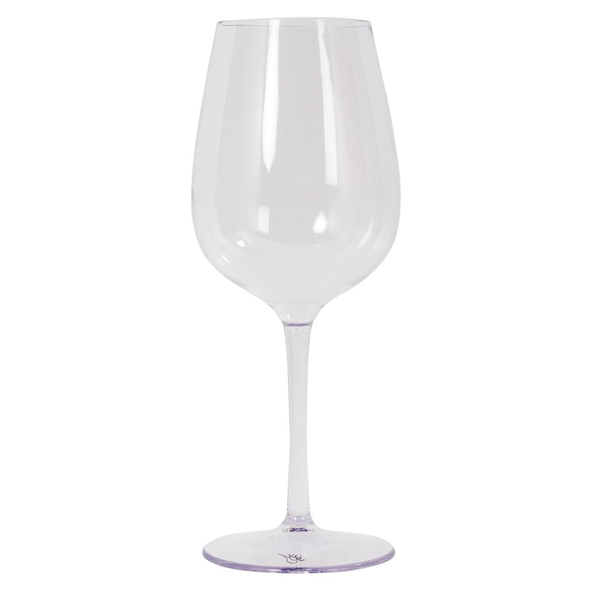 L.Gourmet Shatterproof Wine Glasses 500ml 9" tall