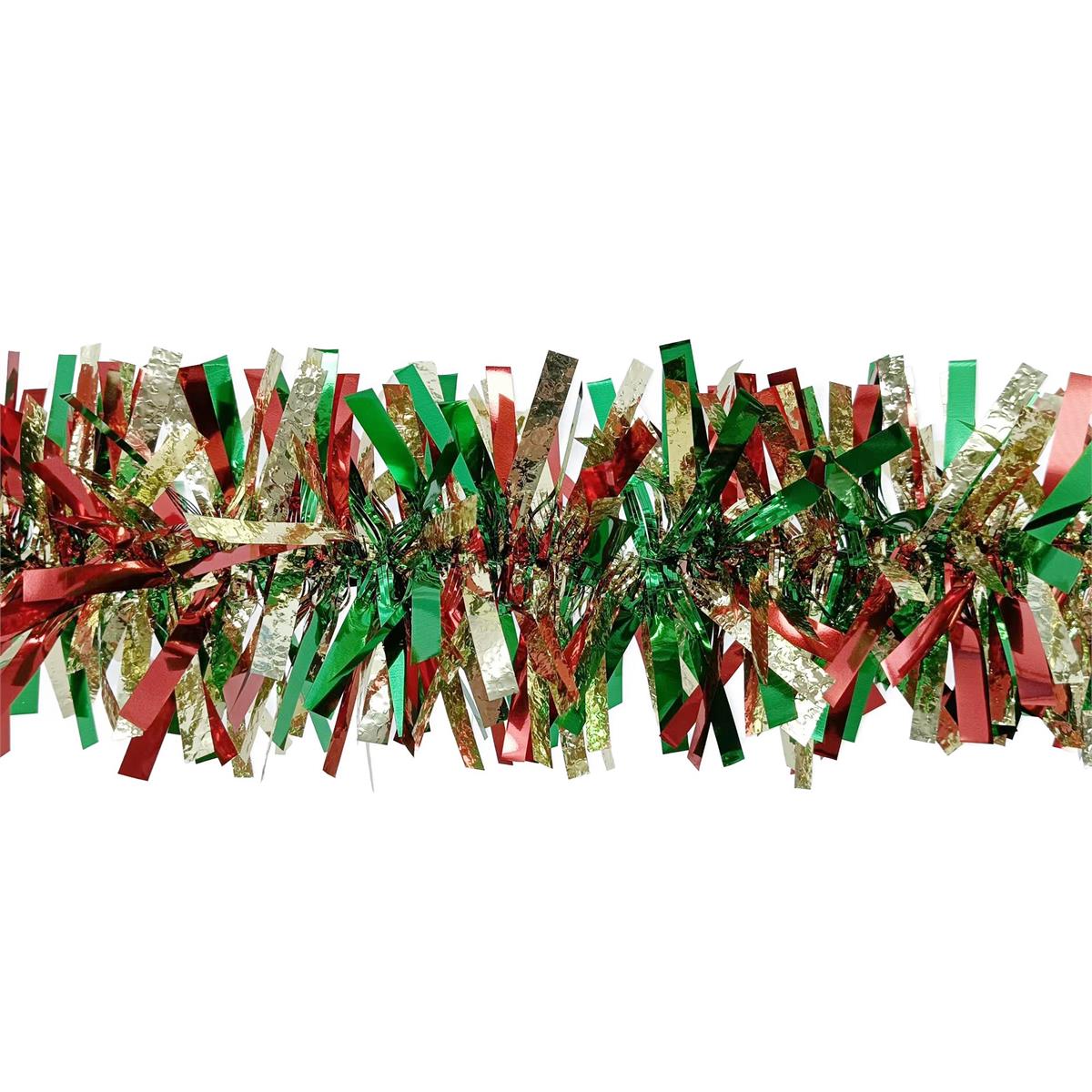 Deco N. 9ft.x5ply Tinsel Garland, 4/c, header