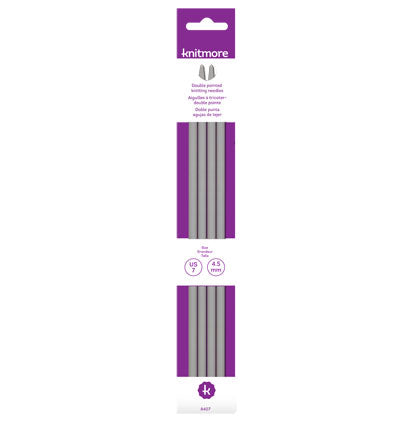 22CM KNITTING NEEDLES 4.5MM