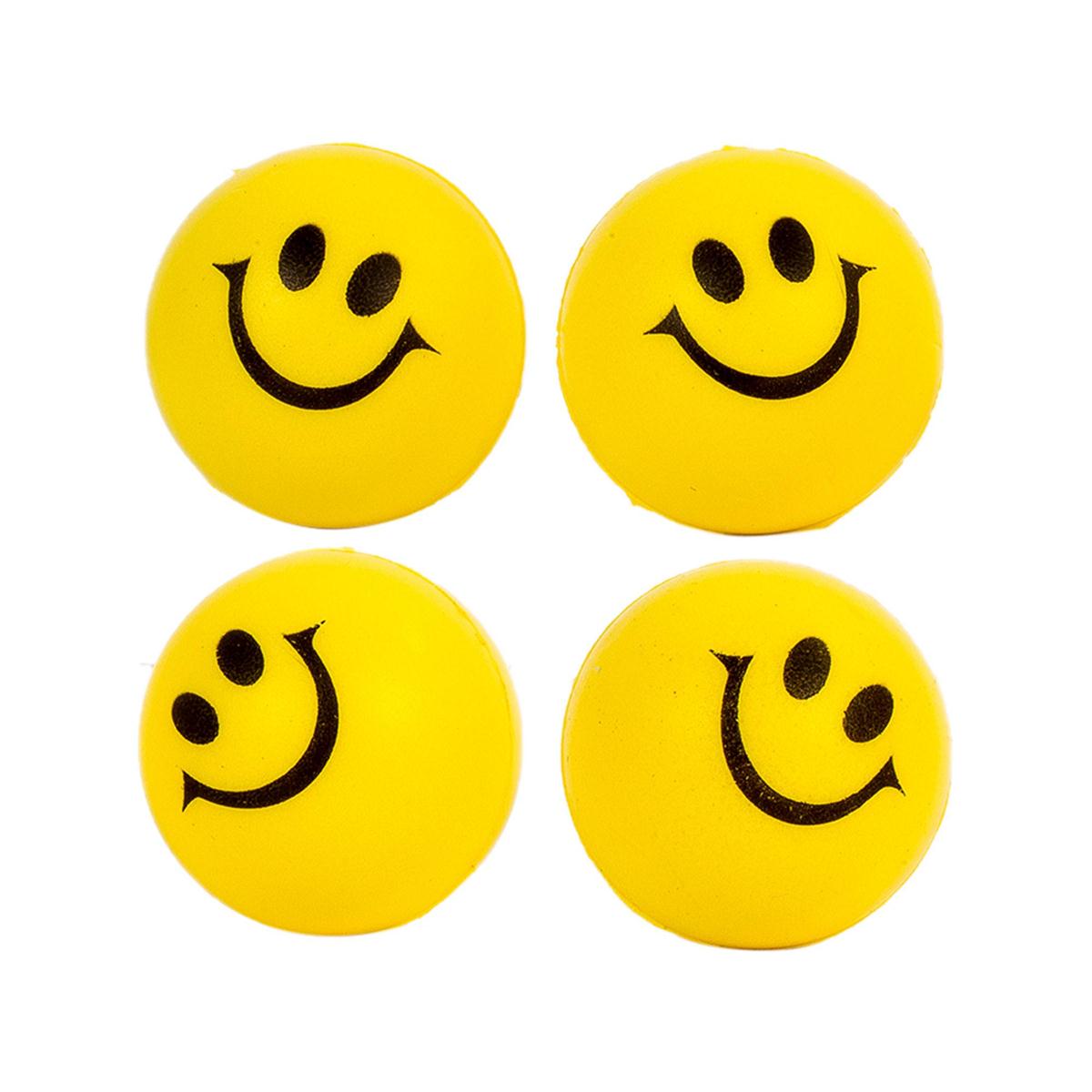 63mm PU Squeeze Happy Face Ball, 24/dsp