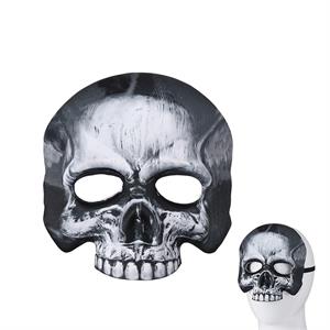 Party Gear Hween EVA Skull Mask, Grey, Header
