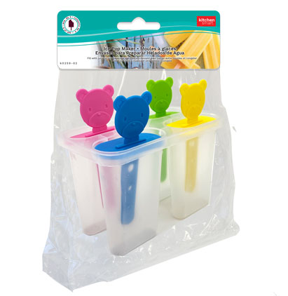 ICE POP MOULD FLAMINGO - SET OF 4 14*5.5*13(CM)