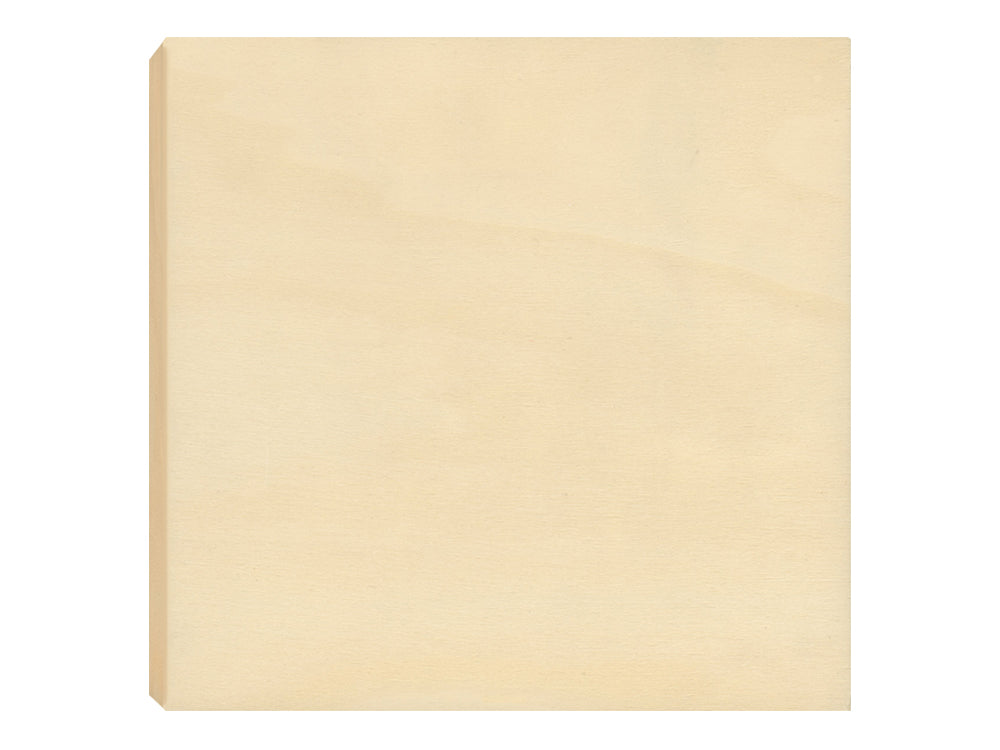 Wood Craft: 12"x12" DIY Art Panel Natural 0.7" Deep