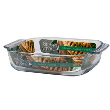GLASS BAKING DISH-HANDLES-2.7L