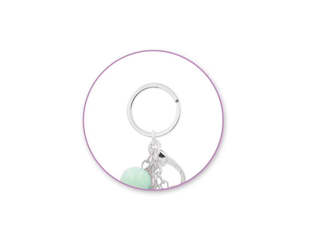 Jewelry Findings: 9/16" Split Key-Rings x30 Heavy Duty Silver