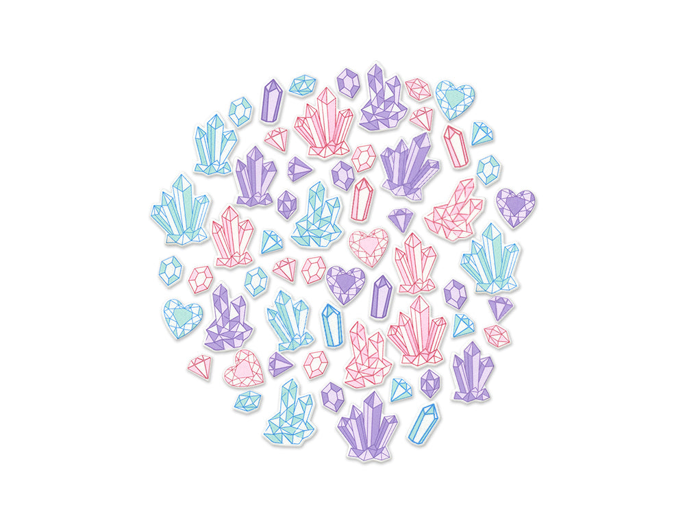 Krafty Kids: Foam-Fun 3D Stickers Themed F) Crystals & Gems (Copy)