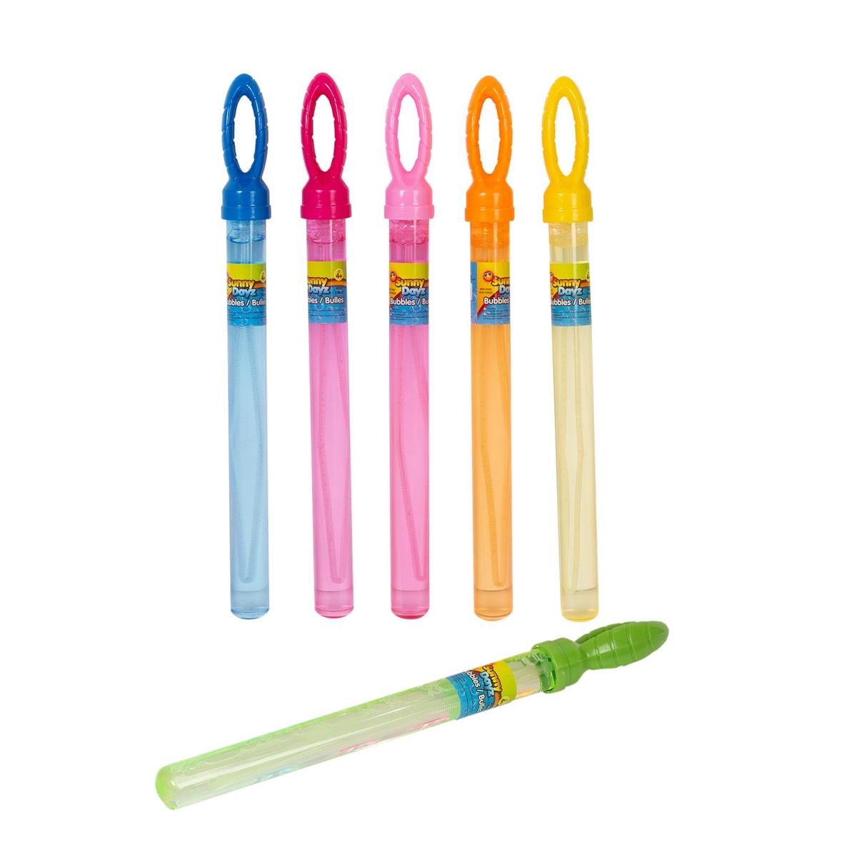 Sunny Dayz 14.5" Huge Bubble Wand w/4oz. Bubbles, 24/PDQ, 6/c, label