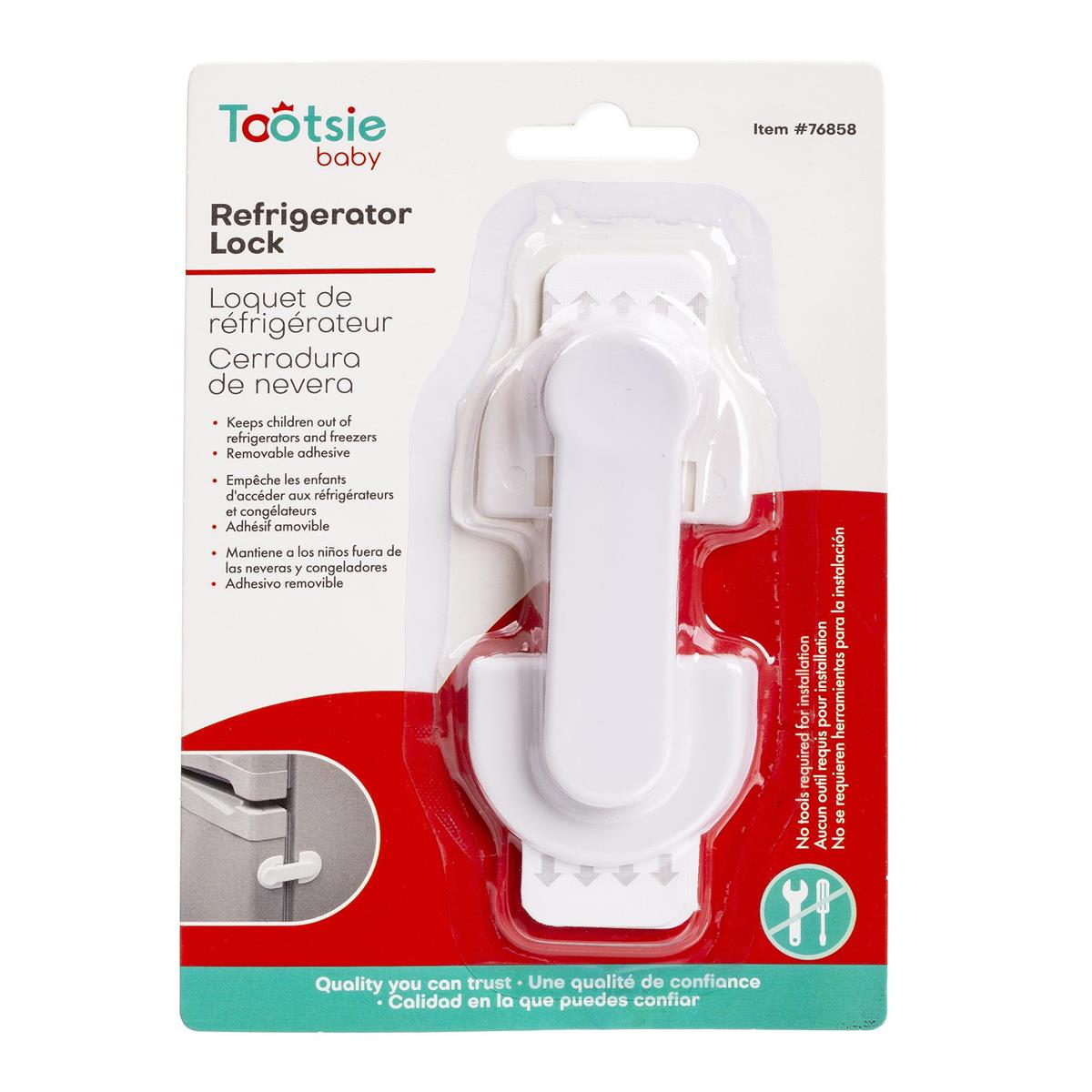 Tootsie Baby, Refrigerator Lock , 3.5x2x0.5", b/c