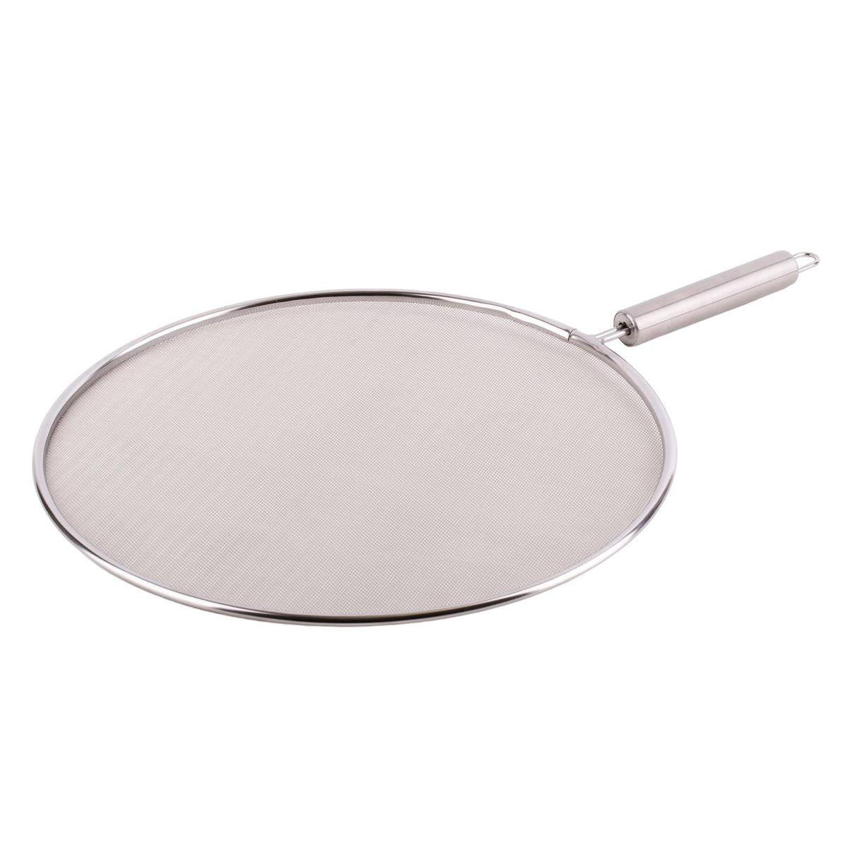 L.Gourmet 11"Dia. Splatter Screen, Stainless Steel, tie on card