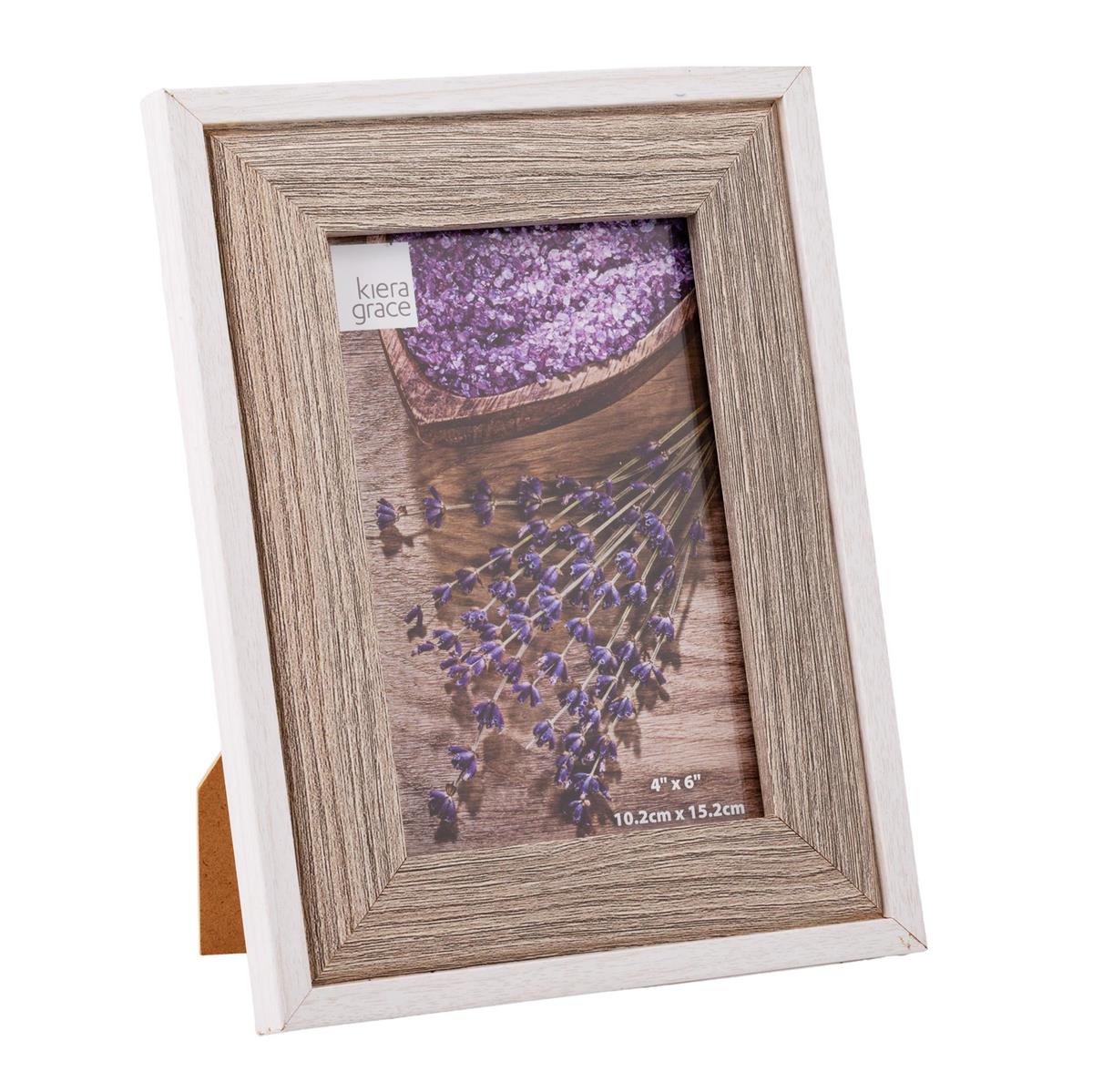 KG Easton 4X6" Frame WHITE/GREY WOOD ( LD S2 )
