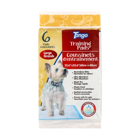 TANGO LARGE TRAINING PADS - 6 BAGS/PK